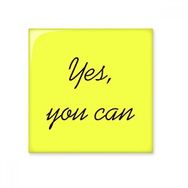 Dıythinker Yes You Can İlham Verici Alıntı Sözler 20x20 cm Seramik Karo