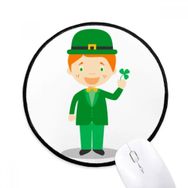 Dıythinker Yeşil Takım İrlanda Karikatür Yuvarlak Kaymaz Mouse Pad