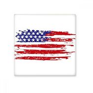 Dıythinker Yıldızlar ve Çizgiler Hava Fırçalama Amerika Bayrağı Ülke Seramik Bisk Fayansları Dekorasyon 20x20 cm Seramik Karo