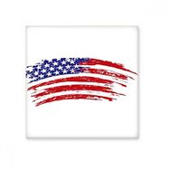Dıythinker Yıldızlar ve Şeritler Bükülür Amerika Ülke Bayrağı 20x20 cm Seramik Karo