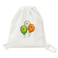 Dıythinker Yonca Balon İrlanda St.Patrick Günü Tuval İpli Sırt Çantası