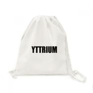 Dıythinker Yttrium Element İsim Kimya Kanvas İpli Sırt Çantası
