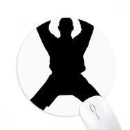 Dıythinker Yuvarlak Çin Çin Shaolin Kung Fu Kültürü Kaymaz Kauçuk Fare Altlığı