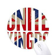Dıythinker Yuvarlak İngiltere Bayrağı Big Ben Union Jack Kaymaz Kauçuk Fare Altlığı