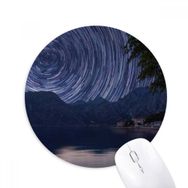 Dıythinker Yuvarlak Light-year Stars Dark Night Sky Kaymaz Kauçuk Fare Altlığı