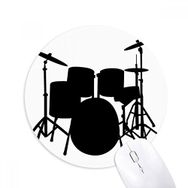 Dıythinker Yuvarlak Şarkı Müzik Davul Kiti Enerji Kaymaz Kauçuk Fare Altlığı