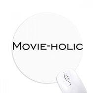 Dıythinker Yuvarlak Şık Kelime Filmi-Holic Kaymaz Kauçuk Fare Altlığı