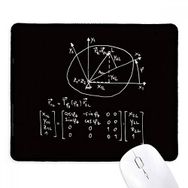 Dıythinker Yuvarlak Siyah Matematik Kowledge Kaymaz Fare Altlığı