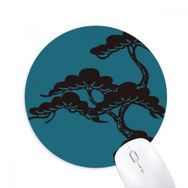 Dıythinker Yuvarlak Tablo Japon Kültürü Mavi Kaymaz Kauçuk Fare Altlığı