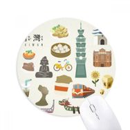 Dıythinker Yuvarlak Tayvan Özellikleri Seyahat Gezi Turistik Kaymaz Kauçuk Fare Altlığı