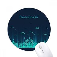 Dıythinker Yuvarlak Thai Gümrük Kültürü Gölge Bangkok Kaymaz Kauçuk Fare Altlığı