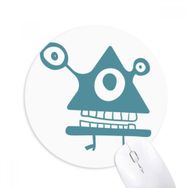 Dıythinker Yuvarlak Universe And Alien Cyclops Alien Creature Kaymaz Kauçuk Fare Altlığı