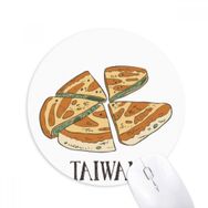 Dıythinker Yuvarlak Yemek Pizza Tayvan Seyahat Kaymaz Kauçuk Fare Altlığı