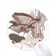 Dıythinker Yuvarlak Yummy Home Yemekleri Swamm İllüstrasyon Kaymaz Kauçuk Fare Altlığı