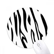 Dıythinker Yuvarlak Zebra Hayvan Sanatı Tahıl İllüstrasyon Desen Kaymaz Kauçuk Fare Altlığı