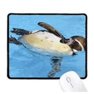 Dıythinker Yüzme Antarktik Penguen Bilim Doğa Resmi Kaymaz Mouse Pad