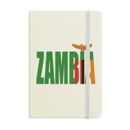 Dıythinker Zambiya Ülke Bayrağı İsim Baskılı A5 Defter