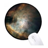 Dıythinker Zümrüt Beyaz Bulutsular Yuvarlak Kaymaz Mouse Pad