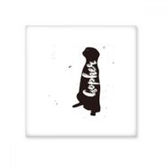 Dıythinker Zürafa Siyah ve Beyaz Hayvan Seramik 10x10 cm Seramik Karo