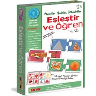 Diytoy Eşleştir Öğren Meslekler Renkler Şekiller