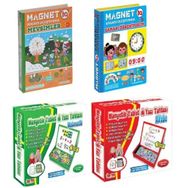 Diytoy İngilizce Alfabe Harfler+Sayılar+Hayvanlar+Meyveler+Sebzeler Eğitici Manyetik Eğitim Seti