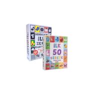 Diytoy M-DIYTOY2LI Flash Cards İlk 50 Sözcük + Bebeğimin Zeka Kartları 2'li Set