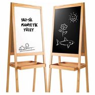 Diytoy Manyetik Çift Taraflı Ahşap Yazı Tahtası