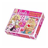 Diytoy Süper Renkli 2si1 Arada Puzzle Set - Barbie / 54+70 Parça Puzzle