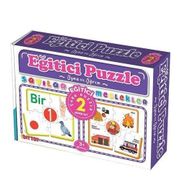 Diytoy Taba Grup 7193 Sayılar ve Meslekler 60 Parça +3 Yaş Eğitici Çark 2'li Puzzle