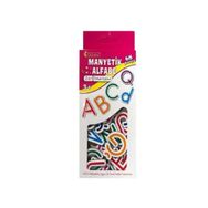 Diytoy Türkçe İngilizce Alfabe 66 Parça Manyetik Şekiller