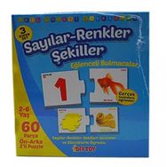 Diytoy Yayınları 1444 Sayılar Renkler Şekiller Eğlenceli Bulmacalar