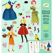 Djeco Massive Fashion Kağıt Giydirme Seti