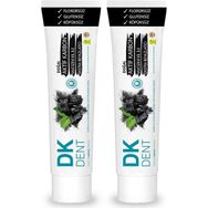Dk Dent Aktif Karbonlu Florürsüz 2x75 ml Doğal Diş Macunu