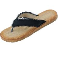 DKGKOO Flip Flop Rahat Yaz Siyah Kadın Sandalet