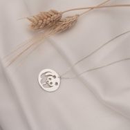 Dkmn Panda Şekilli 925 Ayar Gümüş Unisex Kolye