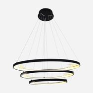 Dlc 4000K Profil Led Ring Plastik Yuvarlak Antrasit Tekli Modern Ledli Sarkıt
