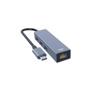 DM CHB013 Type-C to RJ45 Gigabit Ethernet ve USB 3.0 Çoklayıcı Dönüştürücü