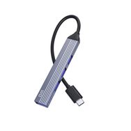 DM CHB057 USB Type-C to 4 Portlu 3xUSB 2.0 1xUSB 3.0 15 cm Hub Çoklayıcı