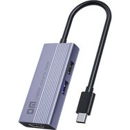 DM CHB059 Type-C to 4K HDMI 2xUSB-A PD 60W SD ve Micro SD Kart Okuyucu Çoklayıcı Hub