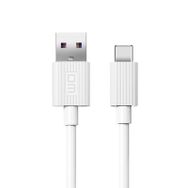 DM SL015 USB to Type-C 5A Beyaz 1 mt Hızlı Şarj ve Data Kablosu