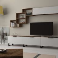 Dmodül Losta Kahverengi Metal Ayaklı Tv Ünitesi
