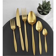 Dmr Life Yakut Mat Gold 18 Parça 6 Kişilik Çatal Kaşık Bıçak Seti