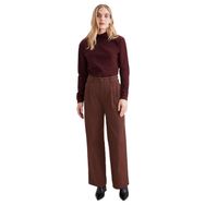 Dockers Original Pleated High Wide Shaved Chocolate Kadın Pantolon