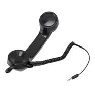 Docooler Siyah Retro Radyasyona Dayanıklı Cep Telefon Ahizesi