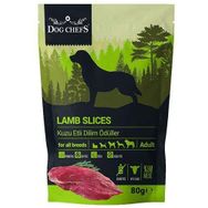 Dog Chefs 80 gr Lamb Slices Kuzu Etli Dilim Tahılsız Köpek Ödülü