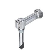 Doğa 25.4/25.4/110 mm Gümüş A-Head Set Çevirici Adaptörlü Gidon Boğazı
