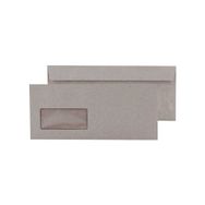 Doğan Pencereli 105x240 mm 90 gr Kraft Express 25'li Diplomat Zarf