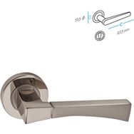 Doğanlar Simge Nikel Saten Zamak Rozetli Wc Kapı Kolu
