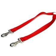 Doggie 2.5x70-60 cm Kırmızı Dokuma Çift Köpek Gezdirme Tasma Aparatı