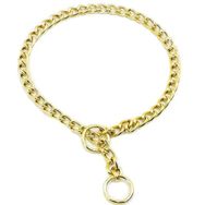 Doggie 3.5x65 cm Gold Eğitim Serisi Zincirli Köpek Boyun Tasması